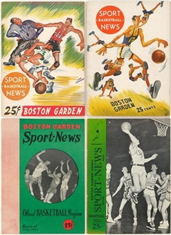 1940s-1960s NBA Boston Celtics Program Collection (11 Different)